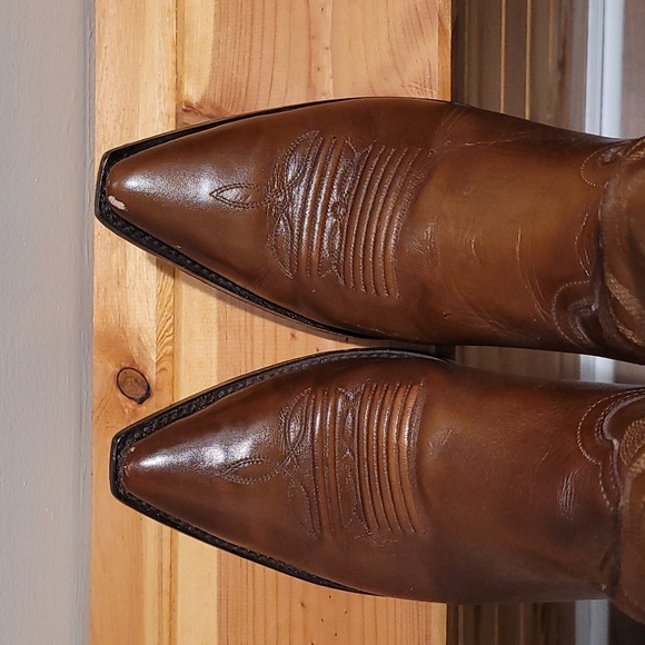 Women's Resistol Brown leather cowboy boots size 9 - Picture 10 of 15